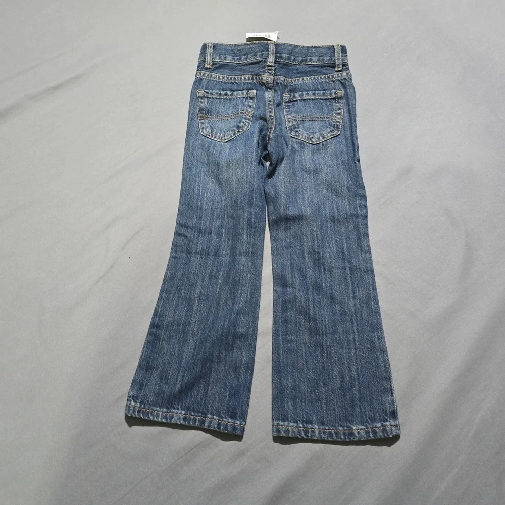 The Childrens Place Bootcut Jeans Kids 5 Slim Dark Wash Adjustable Waist